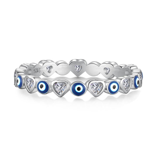 [Kincade Jewelery]Radiant Colorful Round Shape Daily Ring