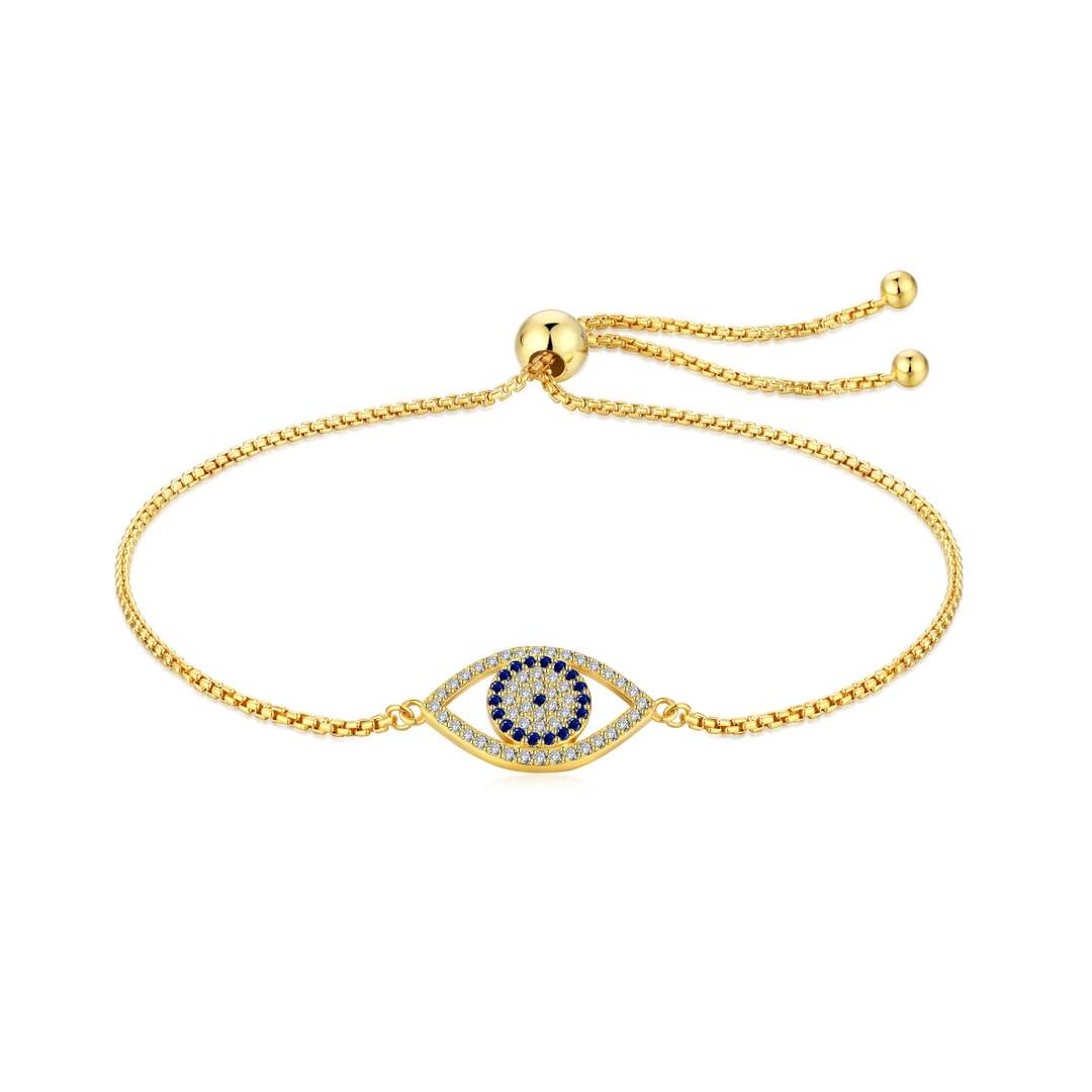 [Kincade Jewelery]Dazzling Eye Shape Necklace