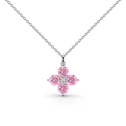 [Kincade Jewelery]Four-Leaf Kincade And Eight-Pointed Star Necklace