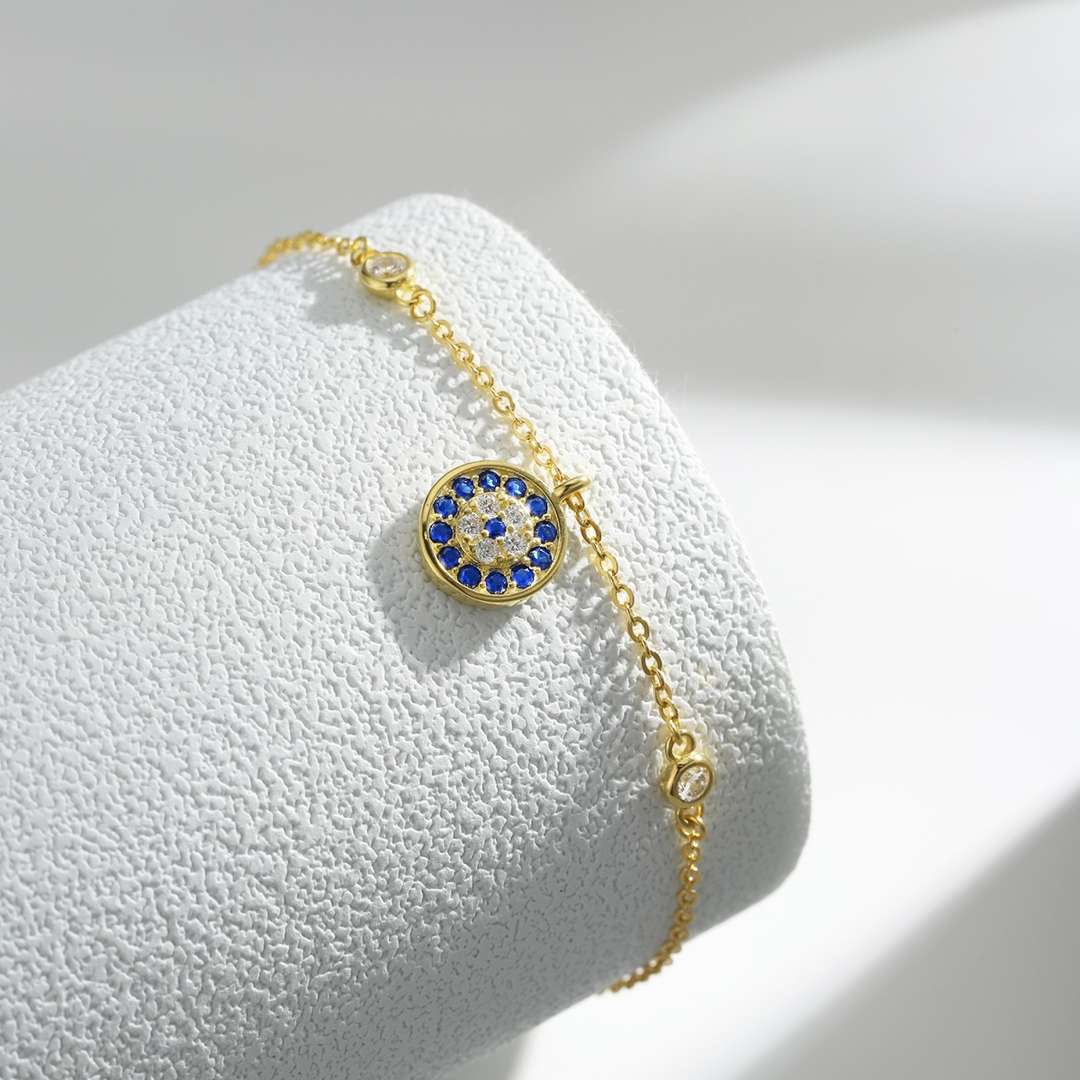 [Kincade Jewelrys]Devil's Eye Round Shape Bracelet