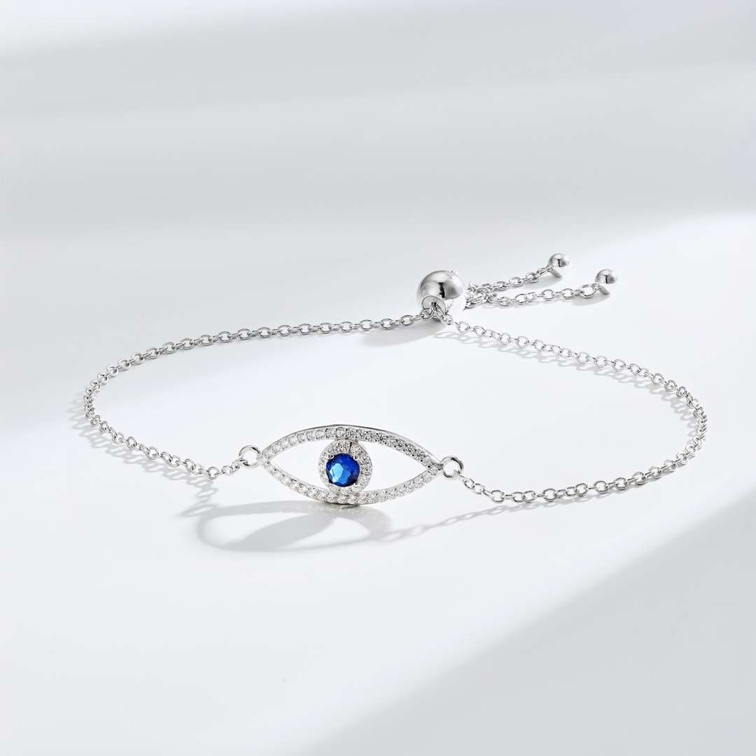 [Kincade Jewelery]Devil's Eye Hollow Design Bracelet
