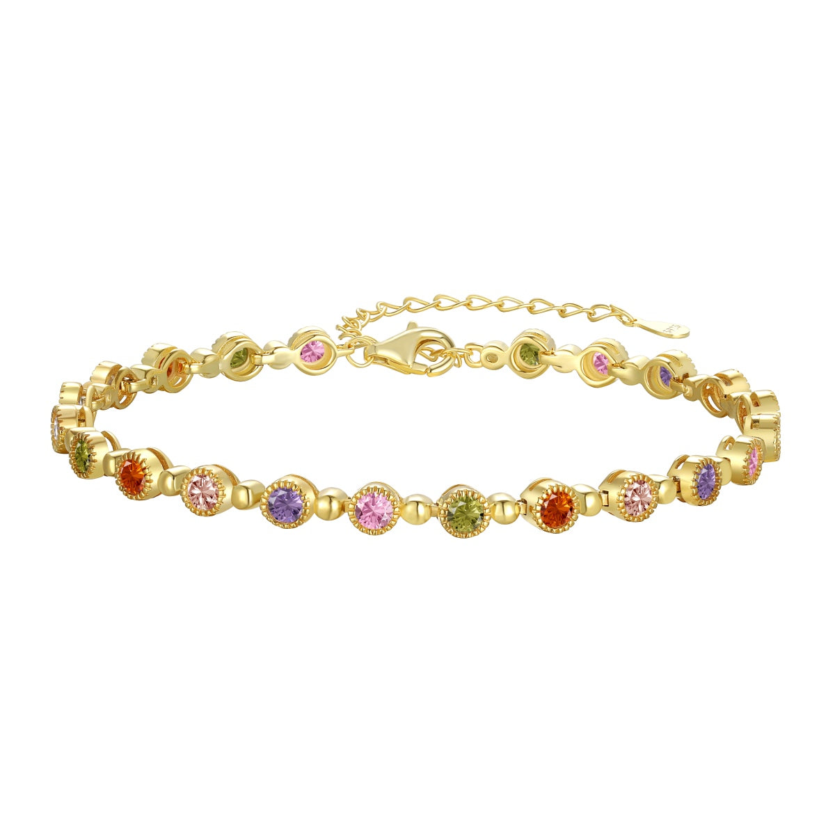 [Kincade Jewelery]Sparkling Exquisite Round Cut Party Bracelet