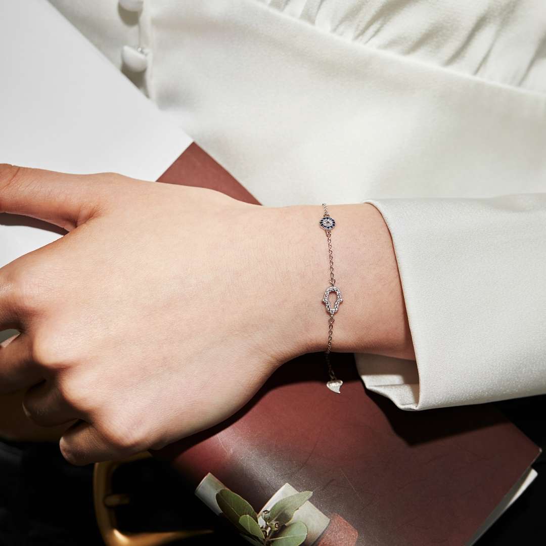 [Kincade Jewelery]Gost Shape & Round Shape Necklace