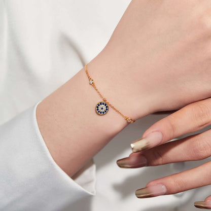 [Kincade Jewelrys]Devil's Eye Round Shape Bracelet