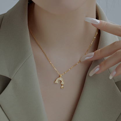 [Kincade Jewelery]Unique Rainbow Star Necklace