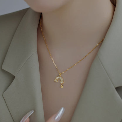 [Kincade Jewelery]Unique Rainbow Star Necklace