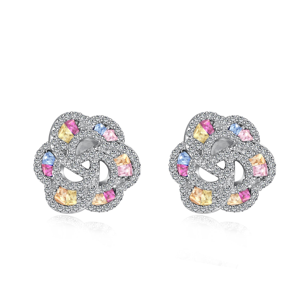 [Kincade Jewelery]Exquisite Flower Shape Daily Earrings