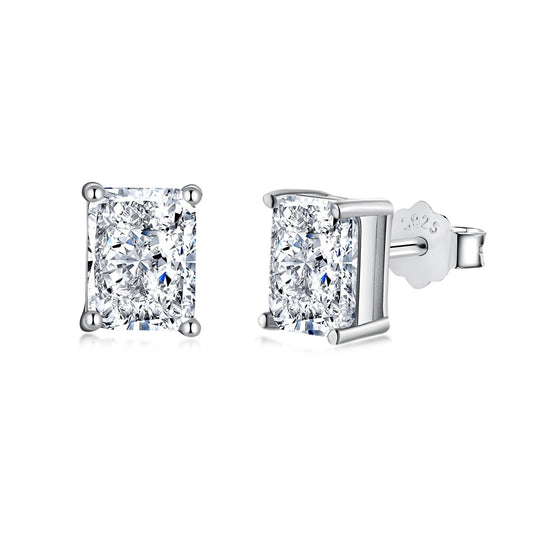 [Kincade Jewelery]Radiant Luxurious Princess Cut Daily Earrings