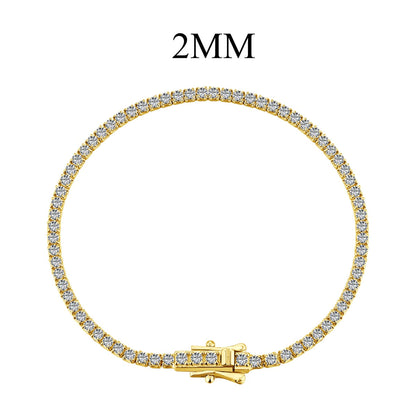 [Kincade Jewelery]Radiant Colorful Round Cut Party Bracelet