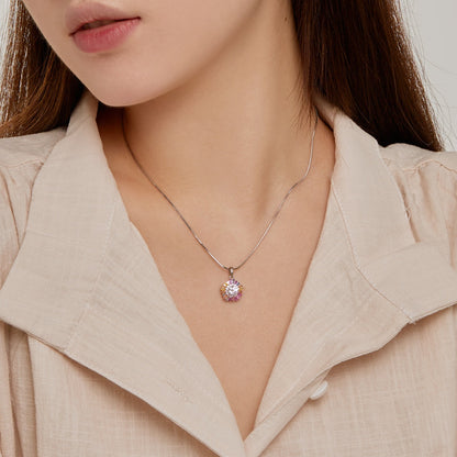 [Kincade Jewelrys]Charming Flower Colorful Necklace