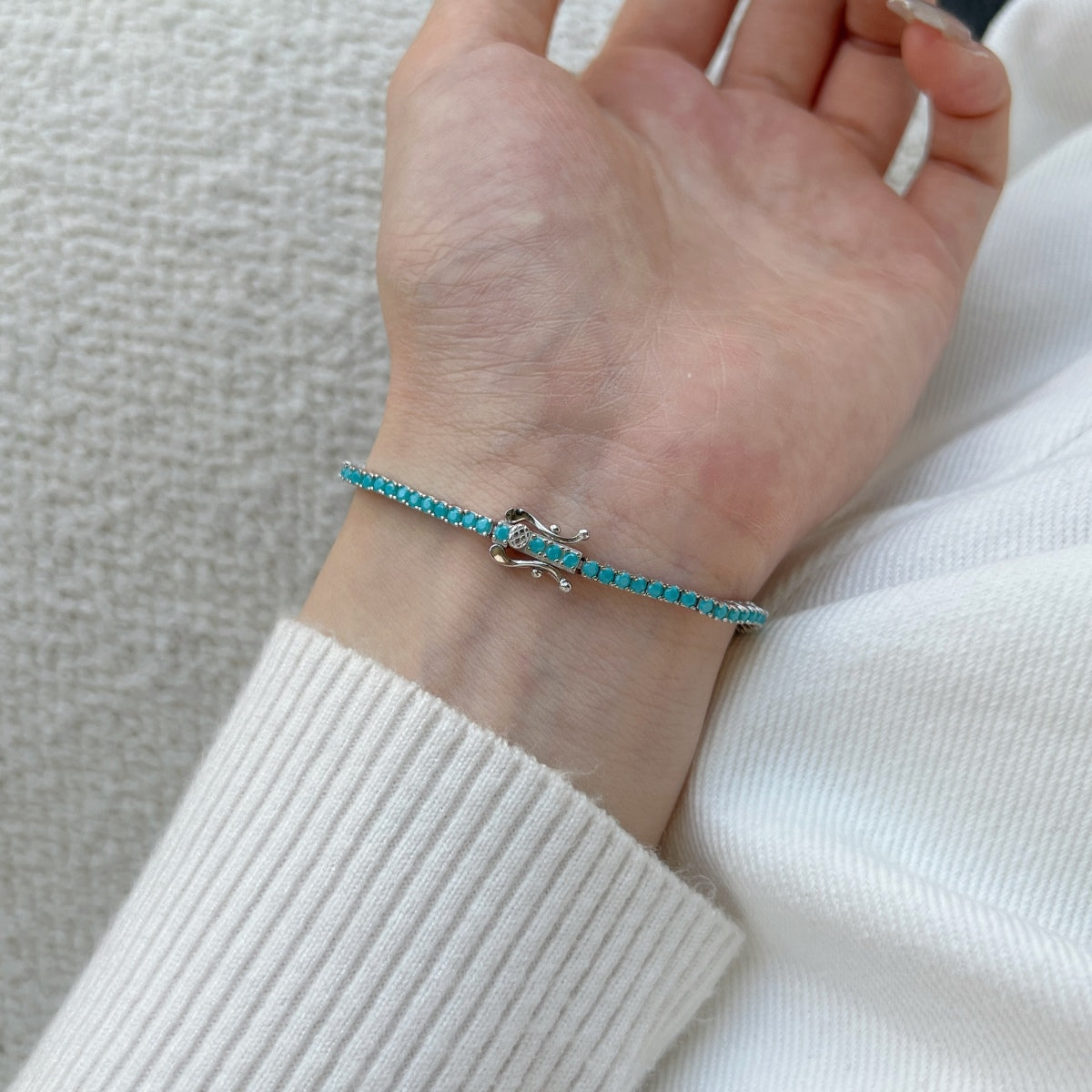 [Kincade Jewelery]Dazzling Exquisite Round Cut Daily Bracelet