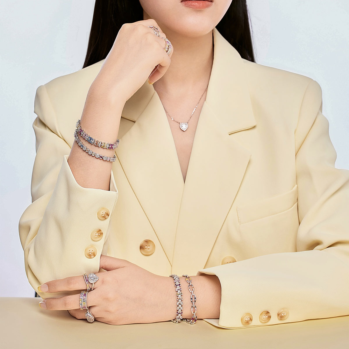 [Kincade Jewelery]Dazzling Colorful Daily Bracelet