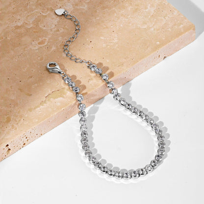 [Kincade Jewelery]Dazzling Sparkling Round Cut Daily Bracelet