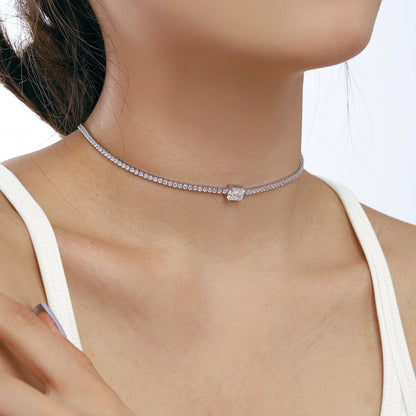 [Kincade Jewelery]2.0 carat Ornate Emerald Cut Necklace