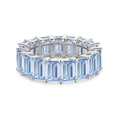 [Kincade Jewelery]0.75 Carat Elegant Emerald Cut Tennis Ring