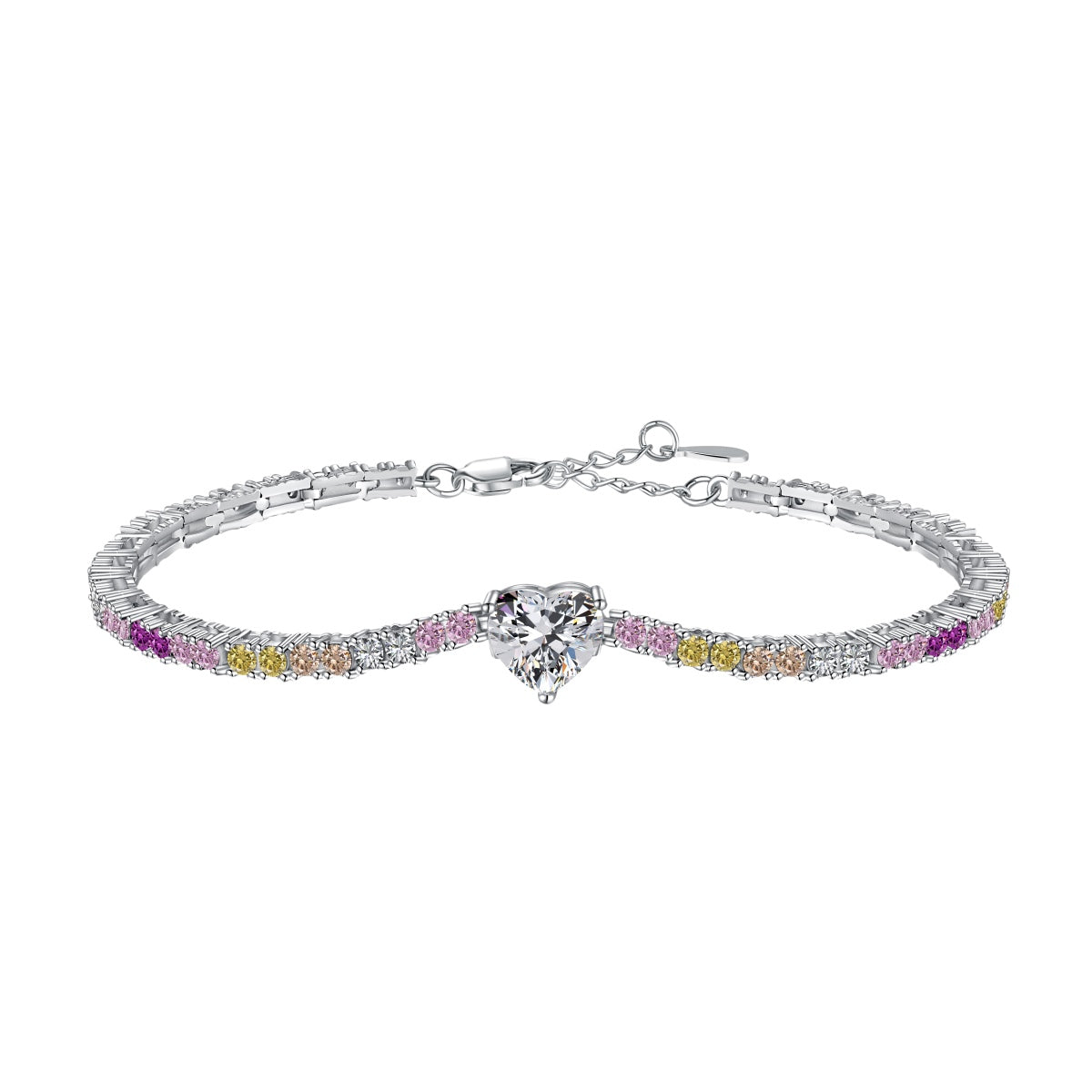 [Kincade Jewelery]Delicate Romantic Heart Shape Lover Bracelet