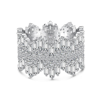 [Kincade Jewelery]Luxurious Colorful Radiant Cut Daily Ring