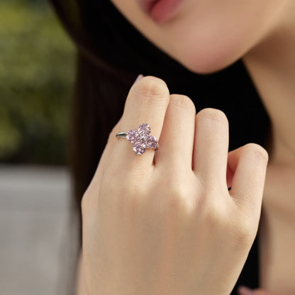 [Kincade Jewelery]Four-Leaf Kincade Eight-Pointed Star Ring