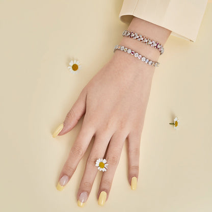 [Kincade Jewelery]Dainty Exquisite Flower Shape Daily Bracelet