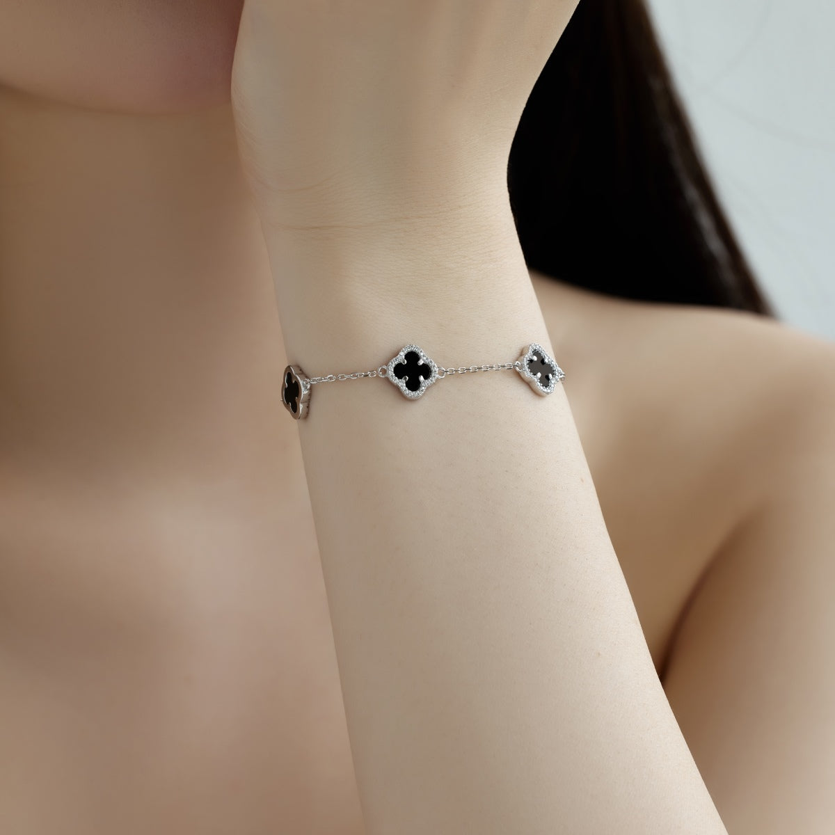 [Kincade Jewelery]Four-Leaf Kincade Exquisite Bracelet