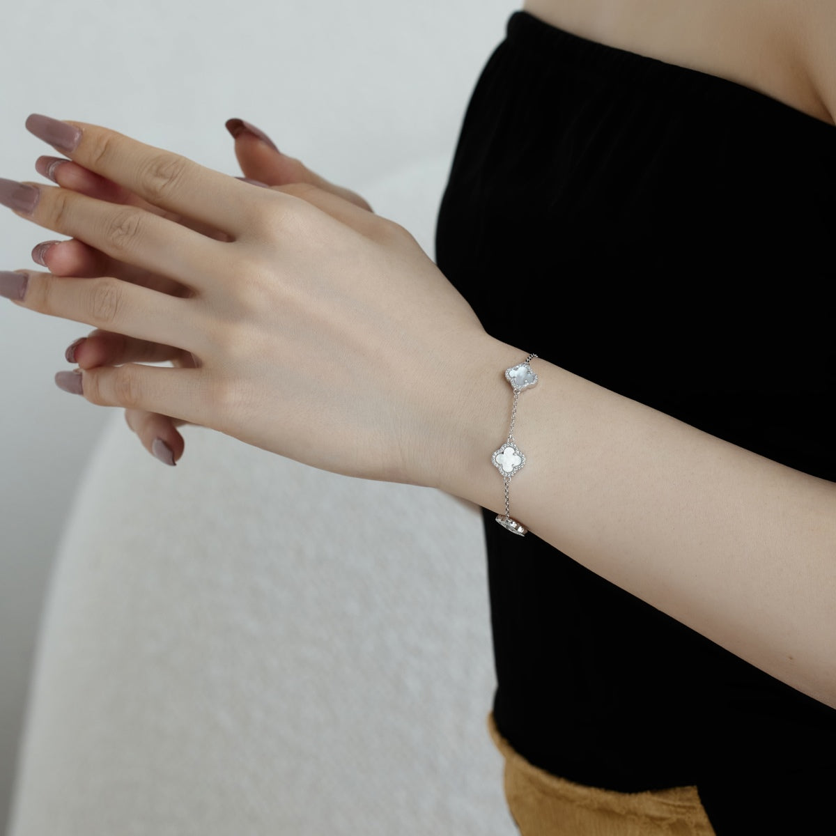 [Kincade Jewelery]Four-Leaf Kincade Exquisite Bracelet