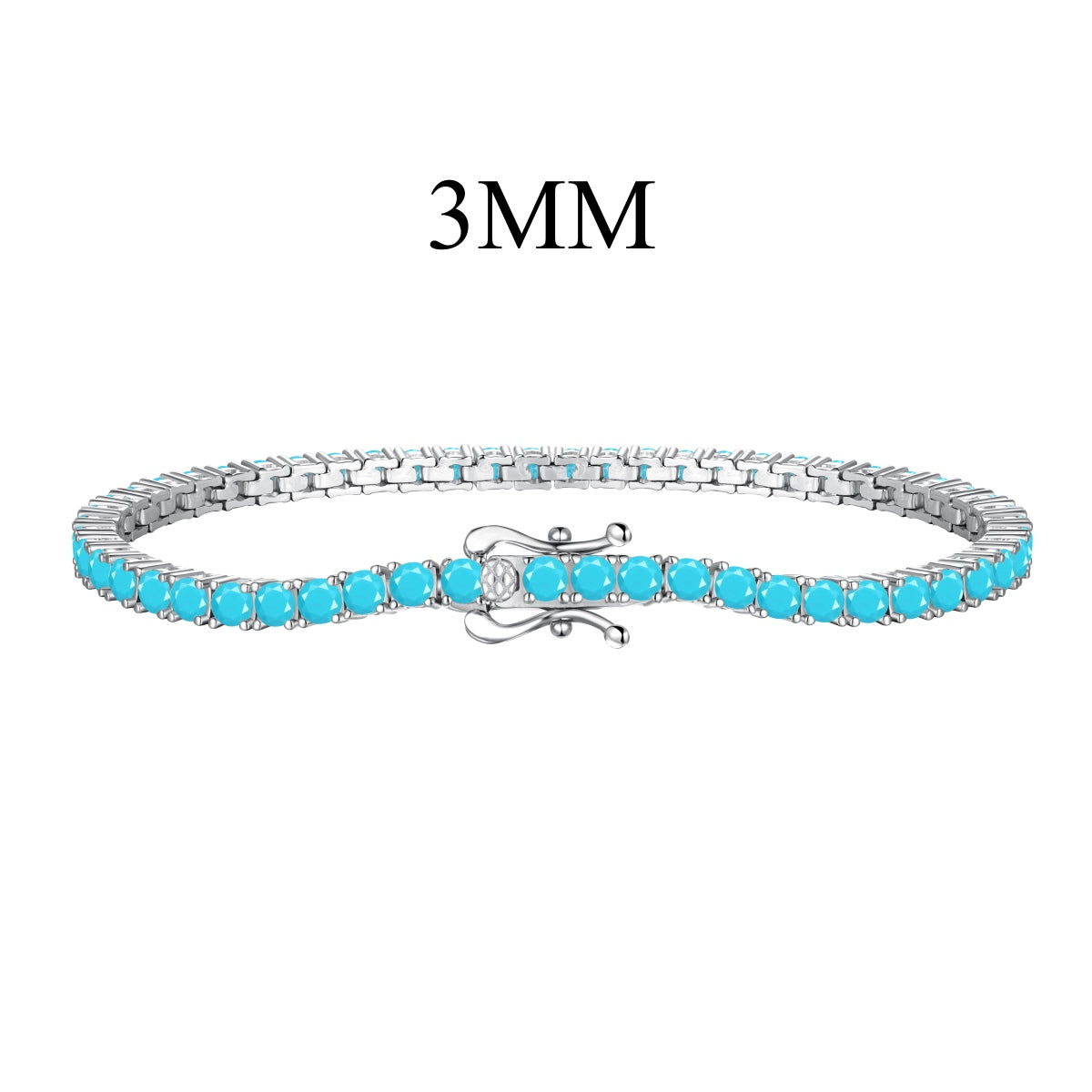 [Kincade Jewelery]Dainty Charming Round Cut Tennis Bracelet