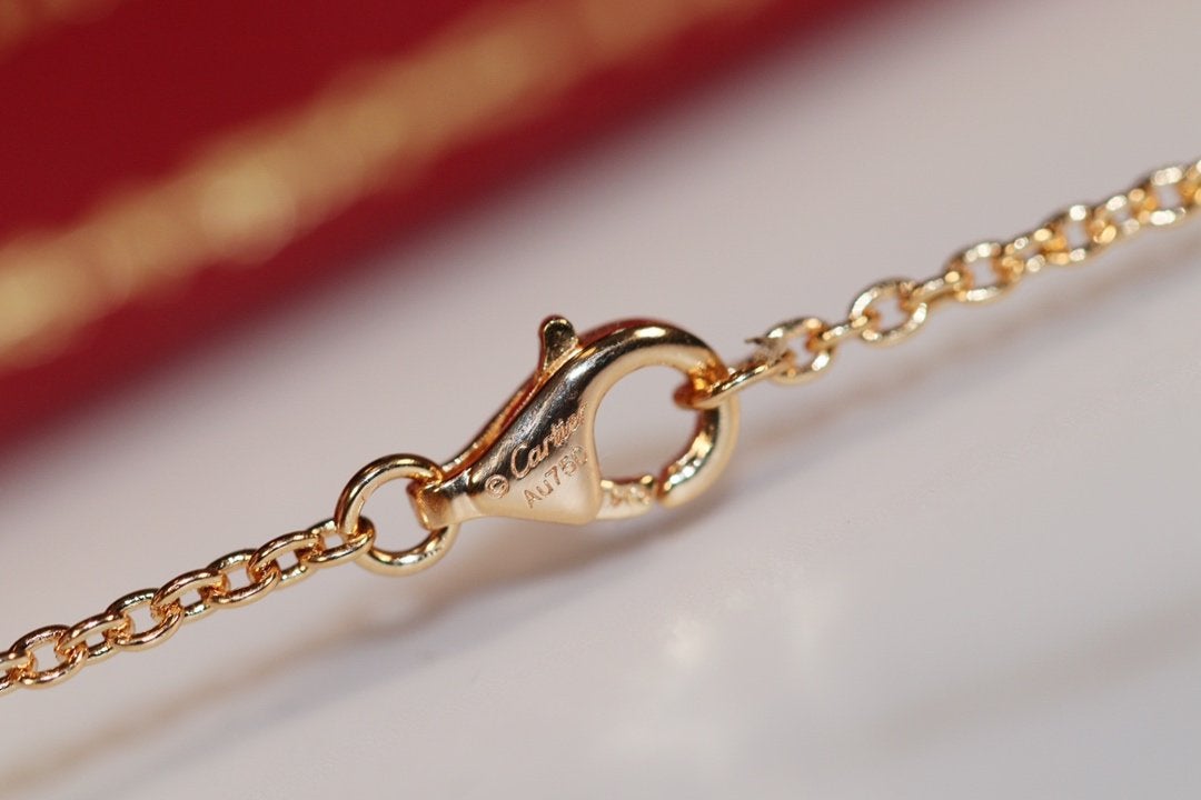 [Kincade Jewelrys]LOVE NECKLACE PINK GOLD AND SILVER