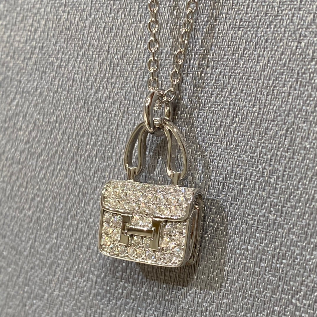 [Kincade Jewelrys]CONSTANCE PEDANT DIAMOND NECKLACE