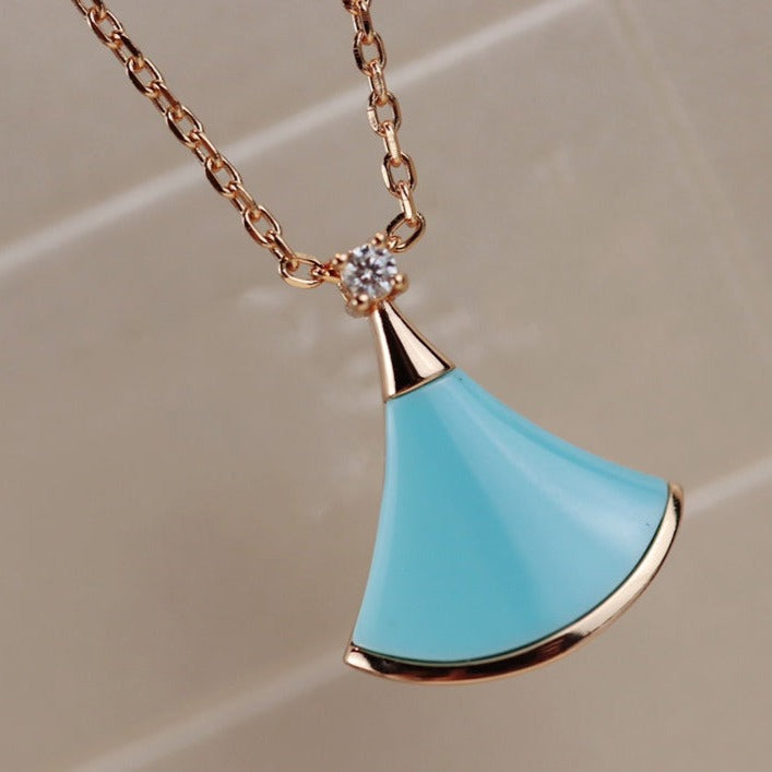 [Kincade Jewelrys]DREAM NECKLACE TURQUOISE PINK GOLD