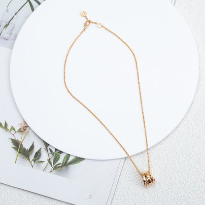 [Kincade Jewelrys]SERPENTI PINK GOLD NECKLACE DIAMOND