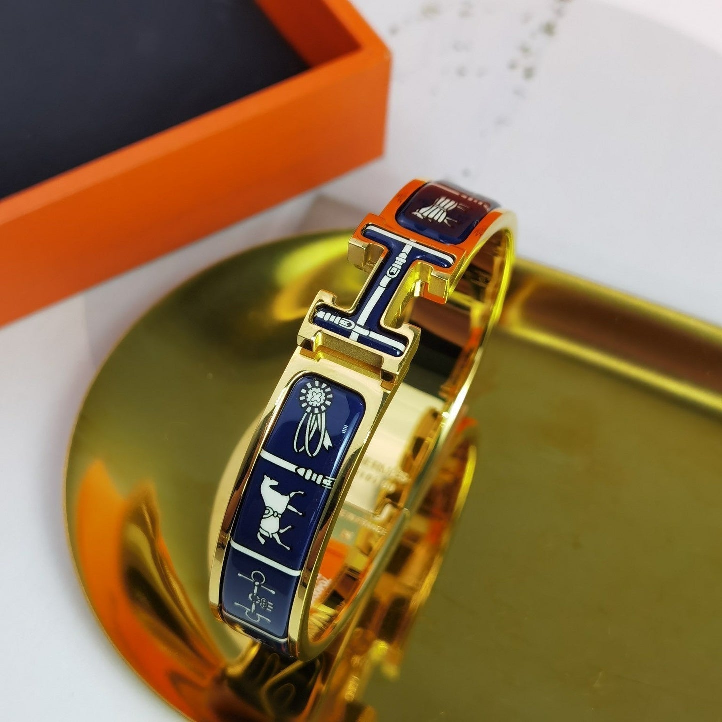 [Kincade Jewelrys]H COUVERTURES DARK BLUE BRACELET