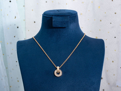 [Kincade Jewelrys]GARI NECKLACE PINK GOLD DIAMOND