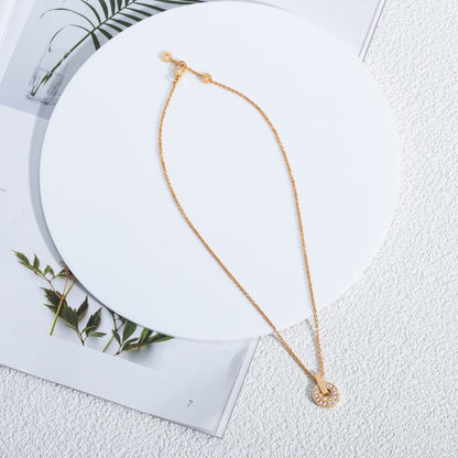 [Kincade Jewelrys]GARI NECKLACE PINK GOLD DIAMOND