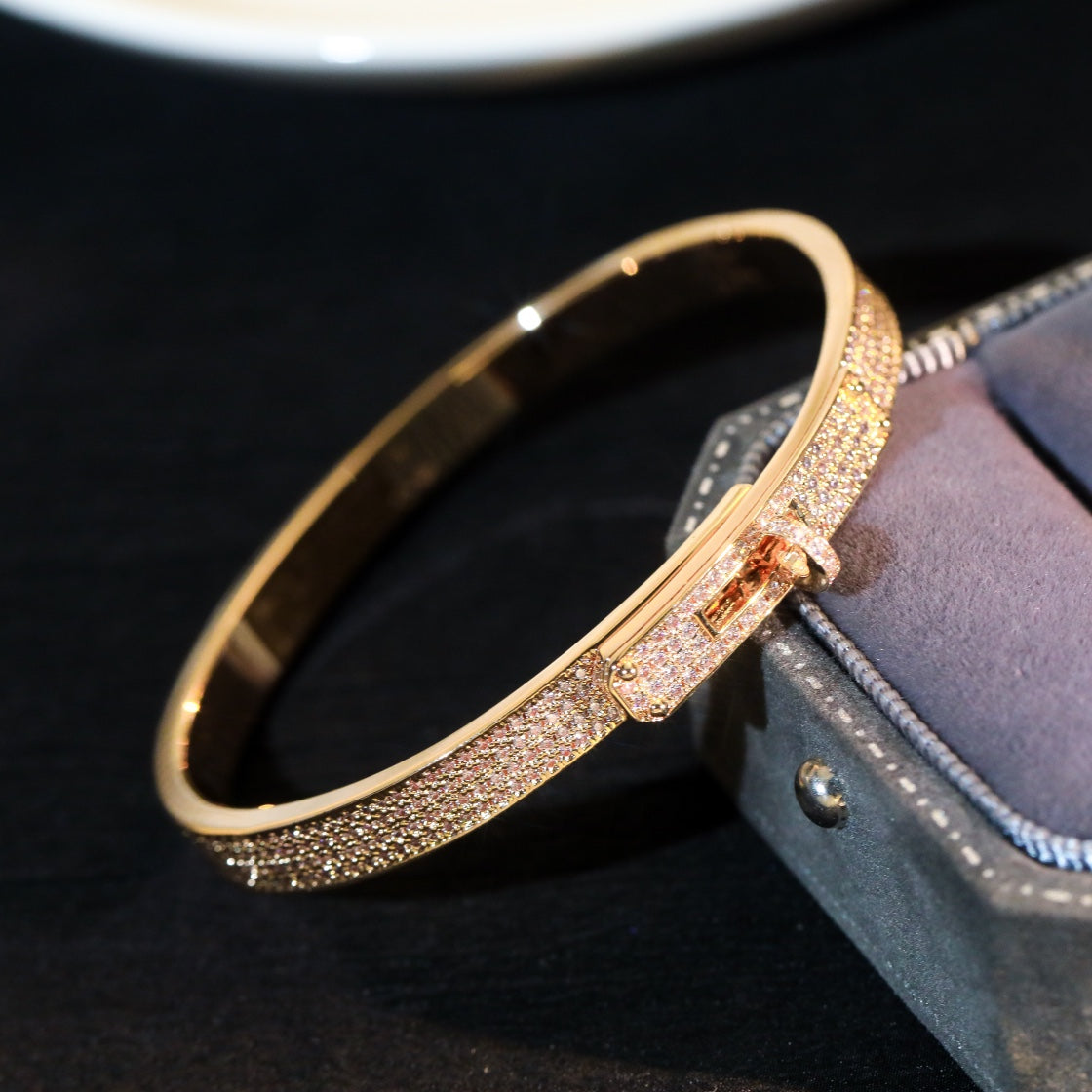 [Kincade Jewelrys]KELLY BRACELET DIAMOND PAVED