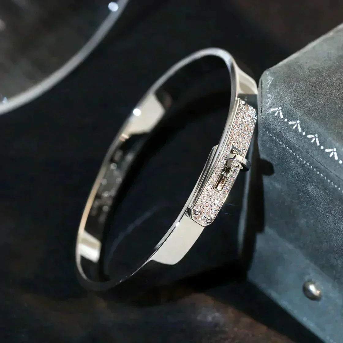 [Kincade Jewelrys]KELLY SILVER DIAMOND BRACELET