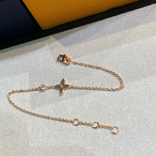 [Kincade Jewelrys]STAR DIAMOND PINK GOLD BRACELET