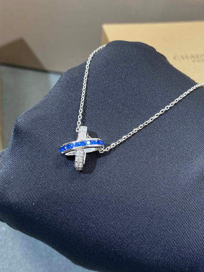 [Kincade Jewelrys]LIENS DIAMOND SILVER NECKLACE