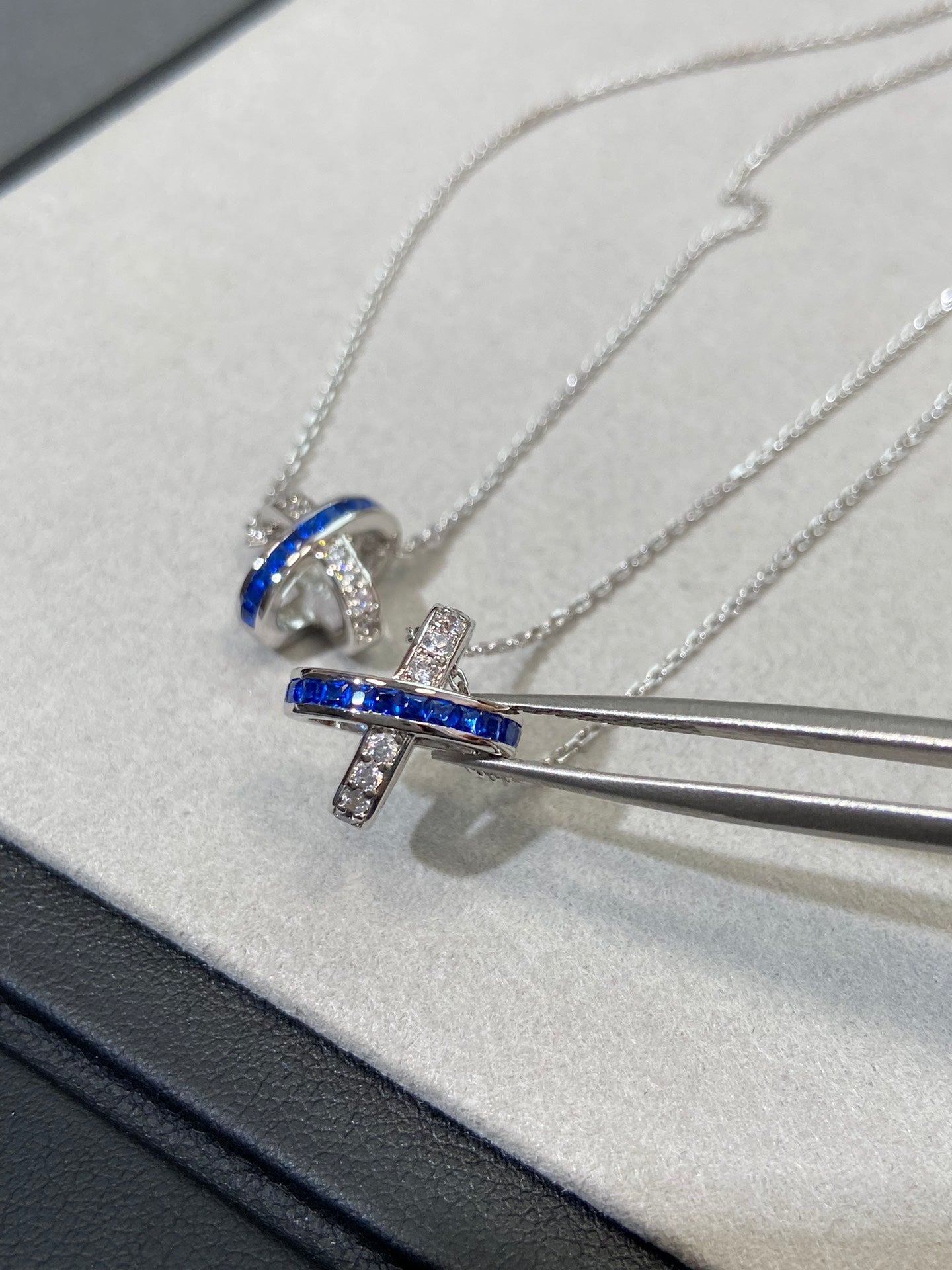 [Kincade Jewelrys]LIENS DIAMOND SILVER NECKLACE