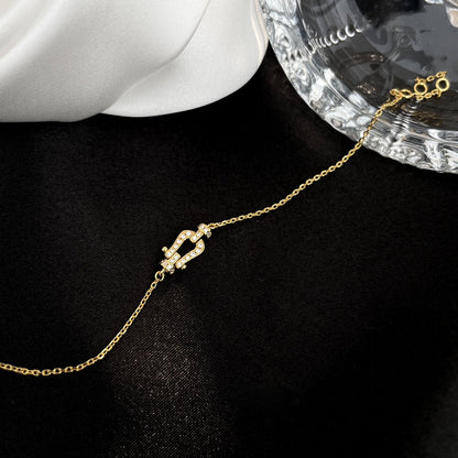 [Kincade Jewelrys]FORCE 10 FULL DIAMOND BUCKLE CHAIN LINK MINI MODEL