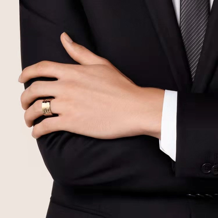 [Kincade Jewelrys]LOVE 11MM LARGE RING