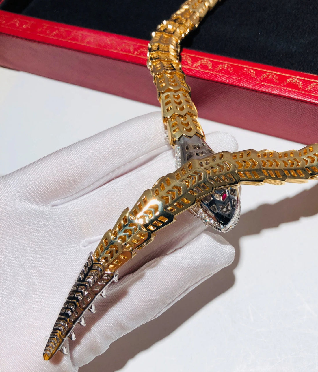 [Kincade Jewelry]HAUTE COUTURE GOLD SERPENTI NECKLACE