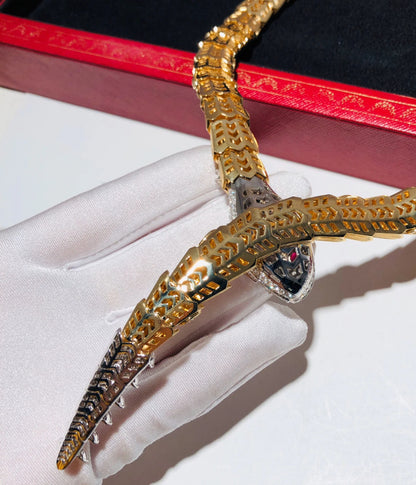[Kincade Jewelry]HAUTE COUTURE GOLD SERPENTI NECKLACE
