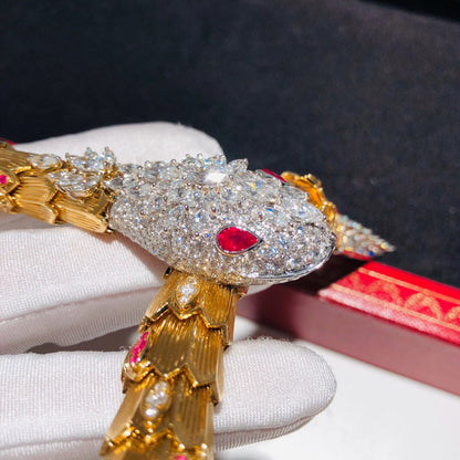 [Kincade Jewelry]HAUTE COUTURE GOLD SERPENTI NECKLACE