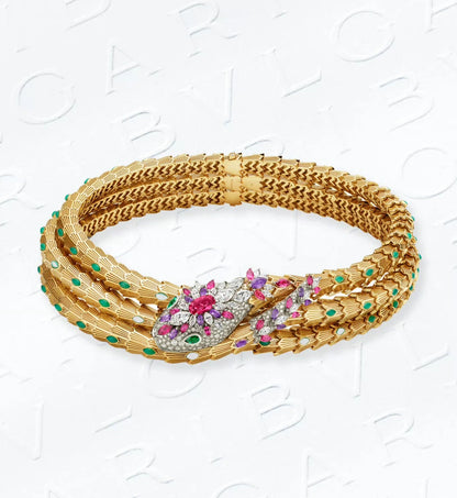 [Kincade Jewelry]HAUTE COUTURE GOLD SERPENTI NECKLACE