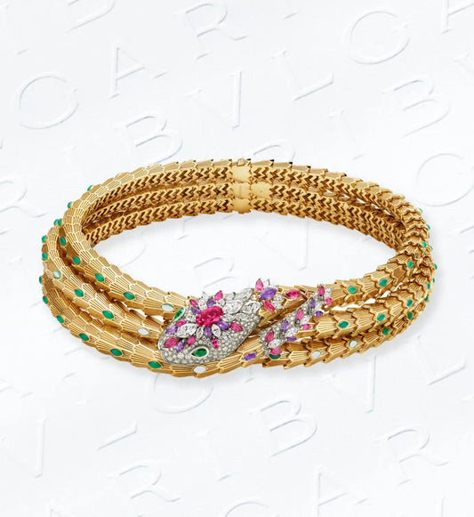 [Kincade Jewelry]HAUTE COUTURE GOLD SERPENTI NECKLACE