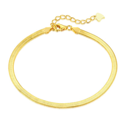 [Kincade Jewelery]Flat Snake Bone Chain Blade Necklace