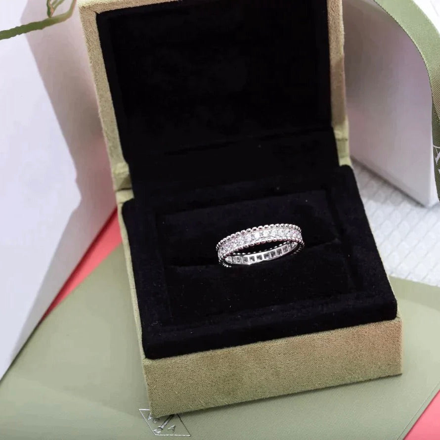 [Kincade Jewelrys]PERLEE DIAMOND SILVER RING