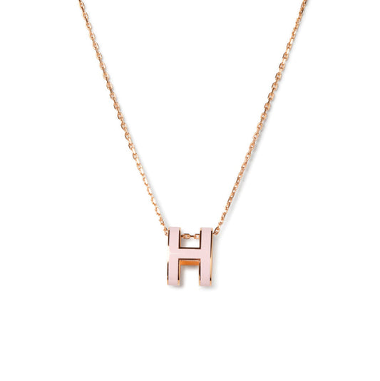 [Kincade Jewelrys]POP H PEDANT PINK GOLD