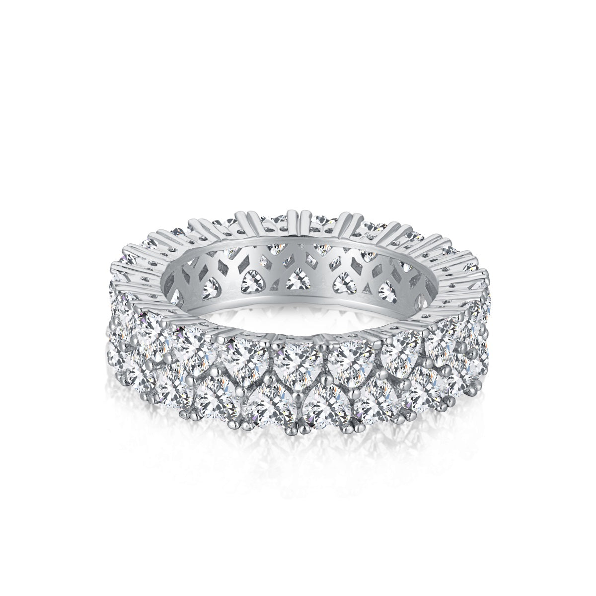 [Kincade Jewelery]Sparkling Full Heart Ring