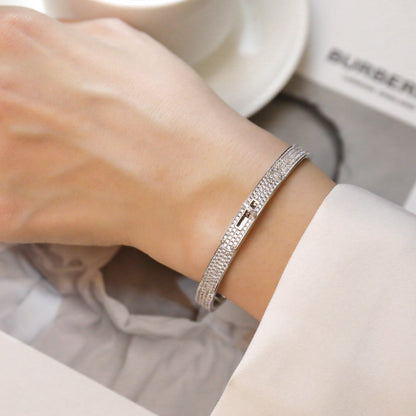 [Kincade Jewelrys]KELLY BRACELET DIAMOND PAVED